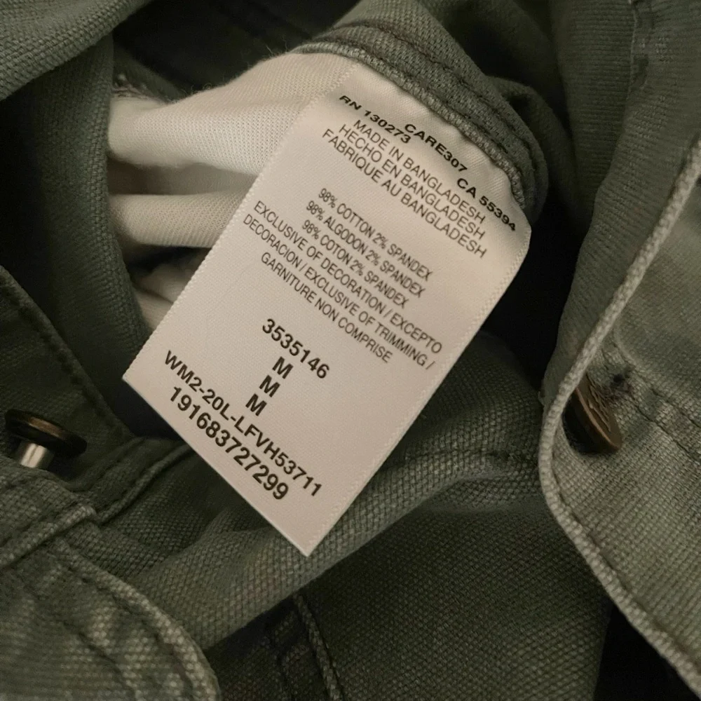 Lee Union Alls Denim Romper in Olive Green Medium - Picture 6 of 10